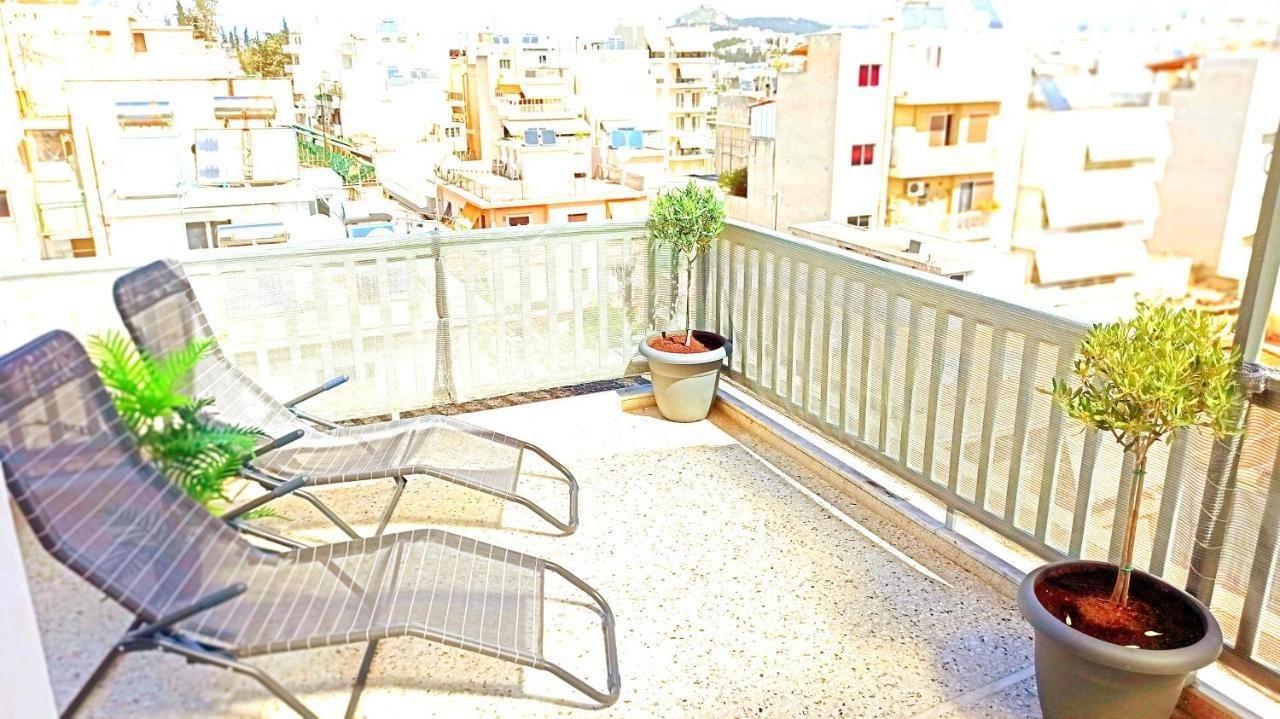 Penthouse With An Incredible View 350M From Metro Station! Apartman Athén Kültér fotó